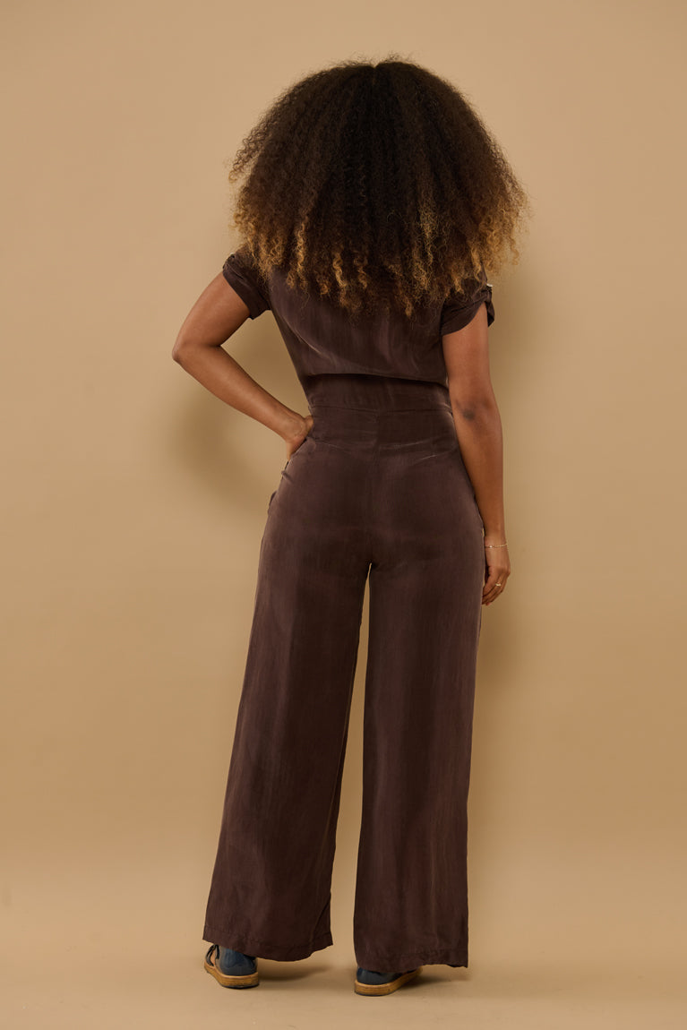 Froks Carla Buksedragt / Coffee brown