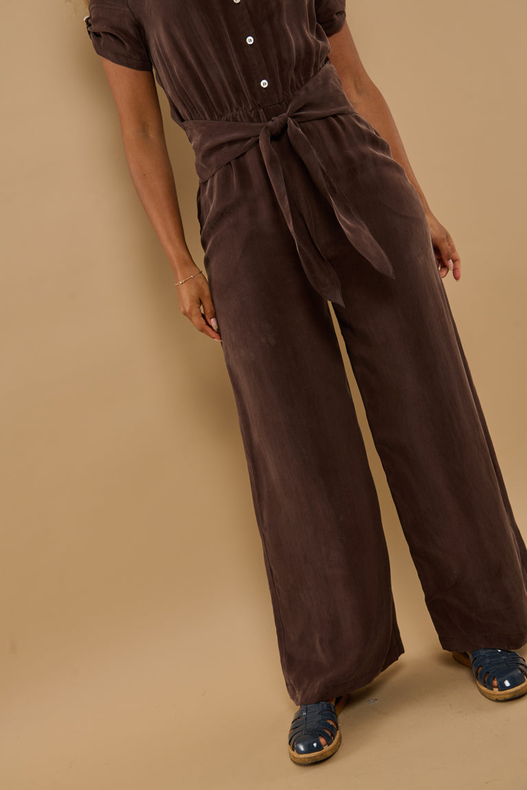 Froks Carla Buksedragt / Coffee brown
