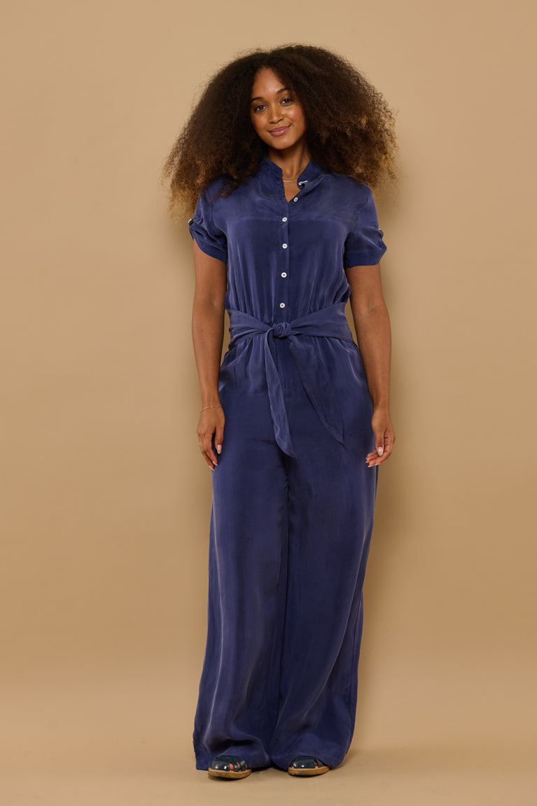 Froks Carla Long Body Dragt / Sailor blue