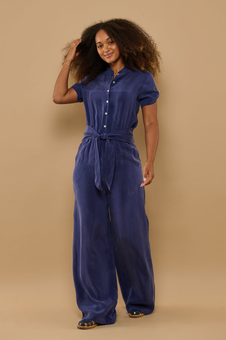 Froks Carla Long Body Dragt / Sailor blue
