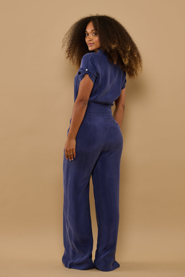 Froks Carla Long Body Dragt / Sailor blue