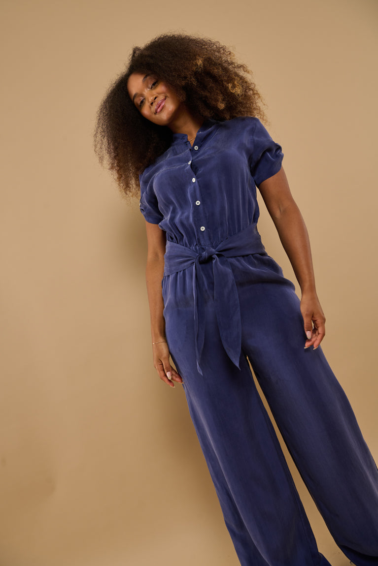 Froks Carla Long Body Dragt / Sailor blue