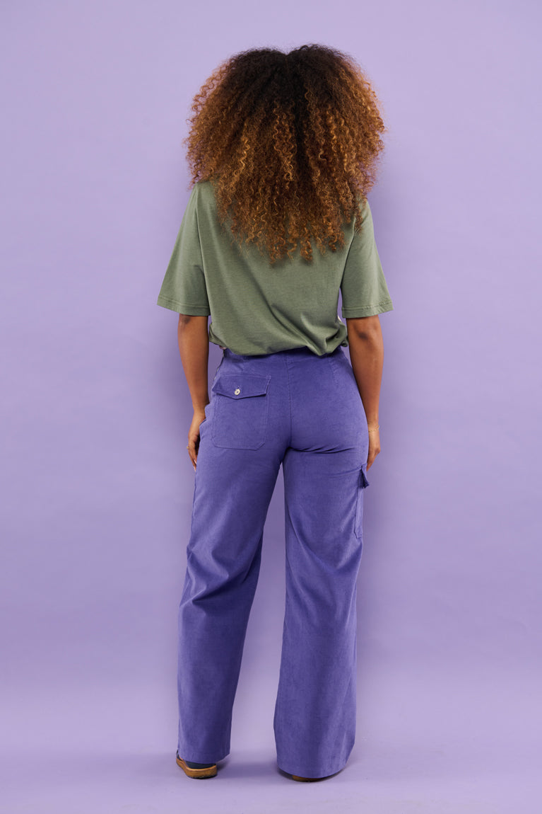 Froks Devon Bukser / Purple breeze velvet
