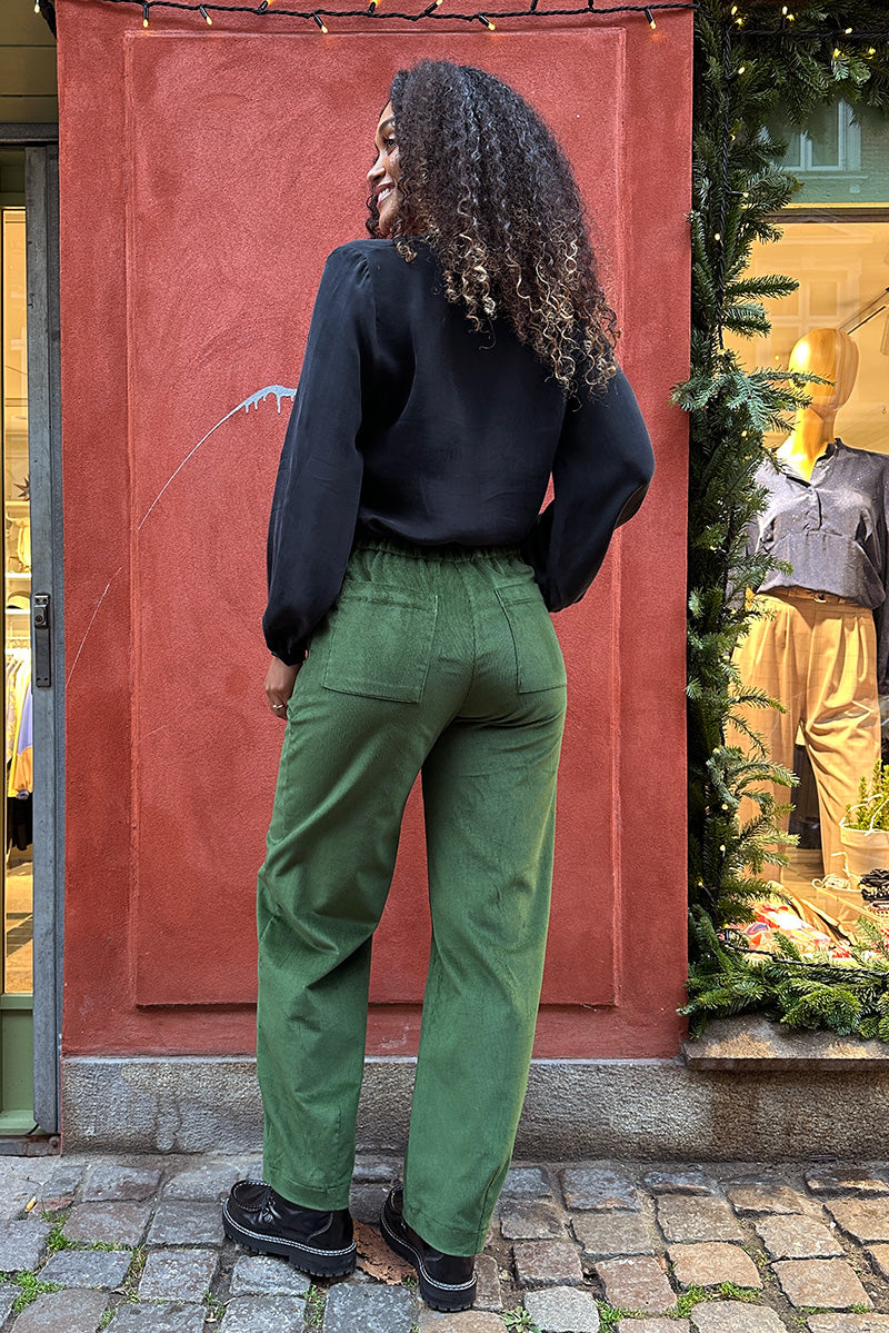 Froks Leia Bukser / Juniper green corduroy