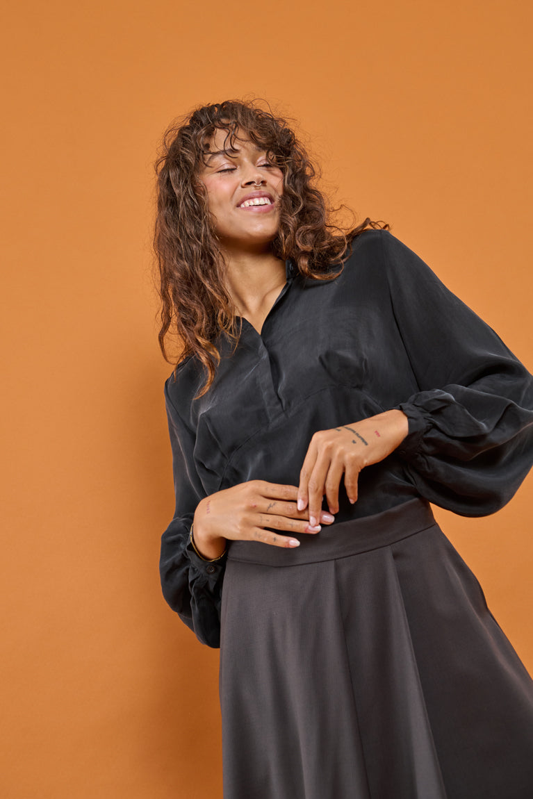 Froks Amelia Tunika Skjorte / Black