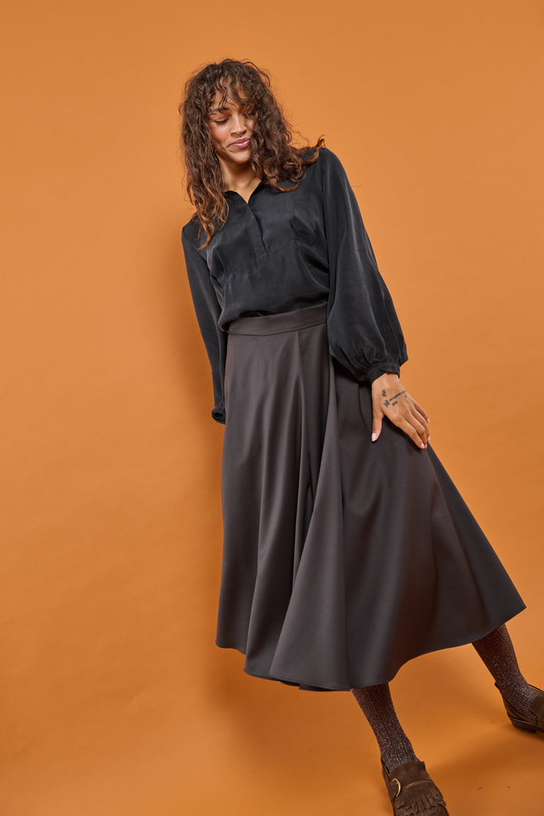 Froks Amelia Tunika Skjorte / Black