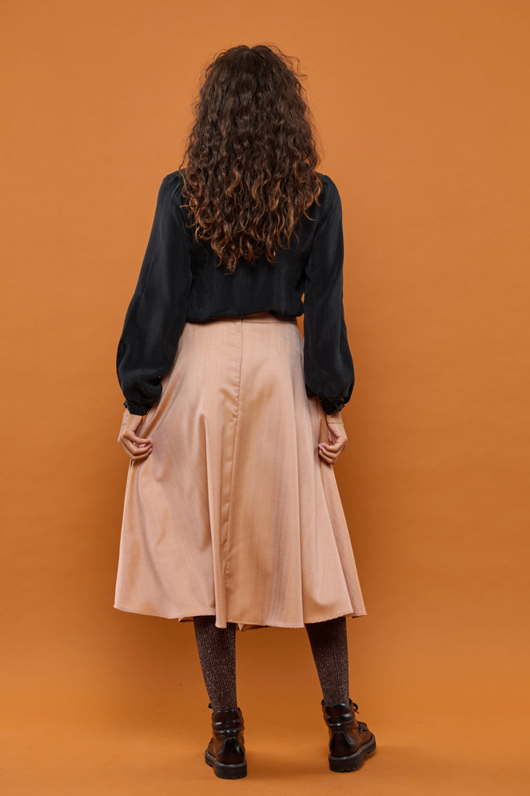 Froks Nora Nederdel / Amber textured wool