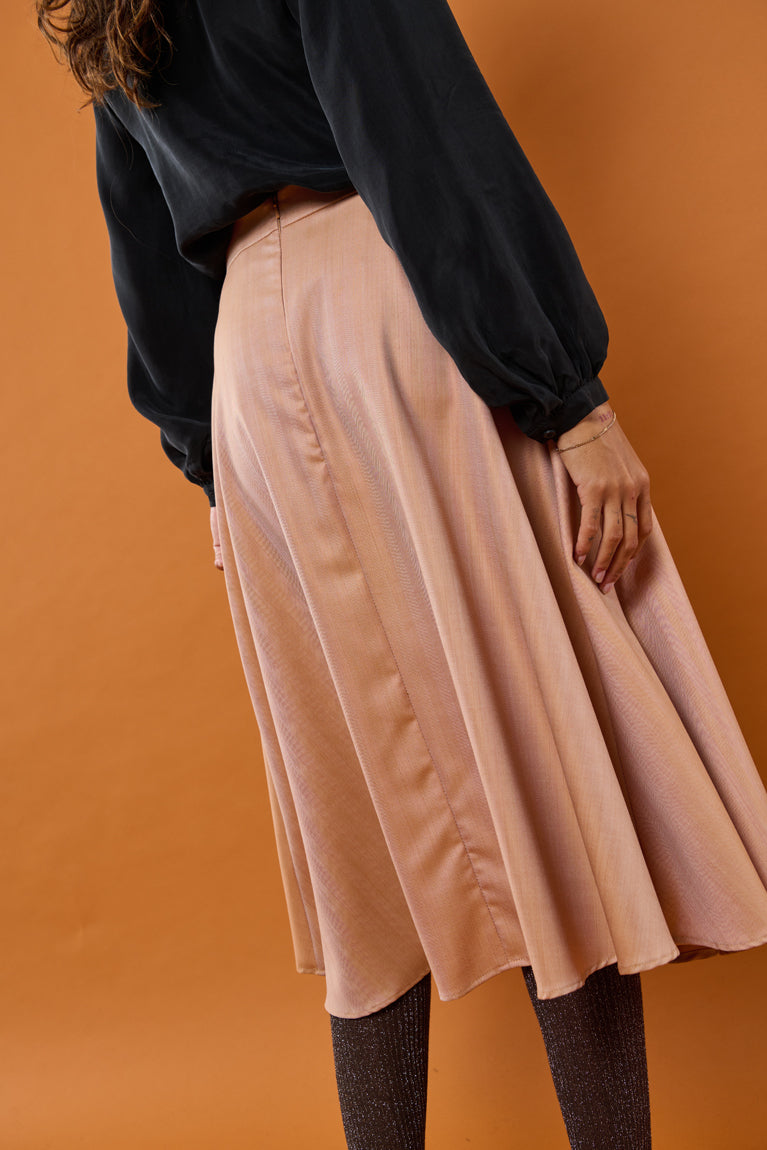 Froks Nora Nederdel / Amber textured wool