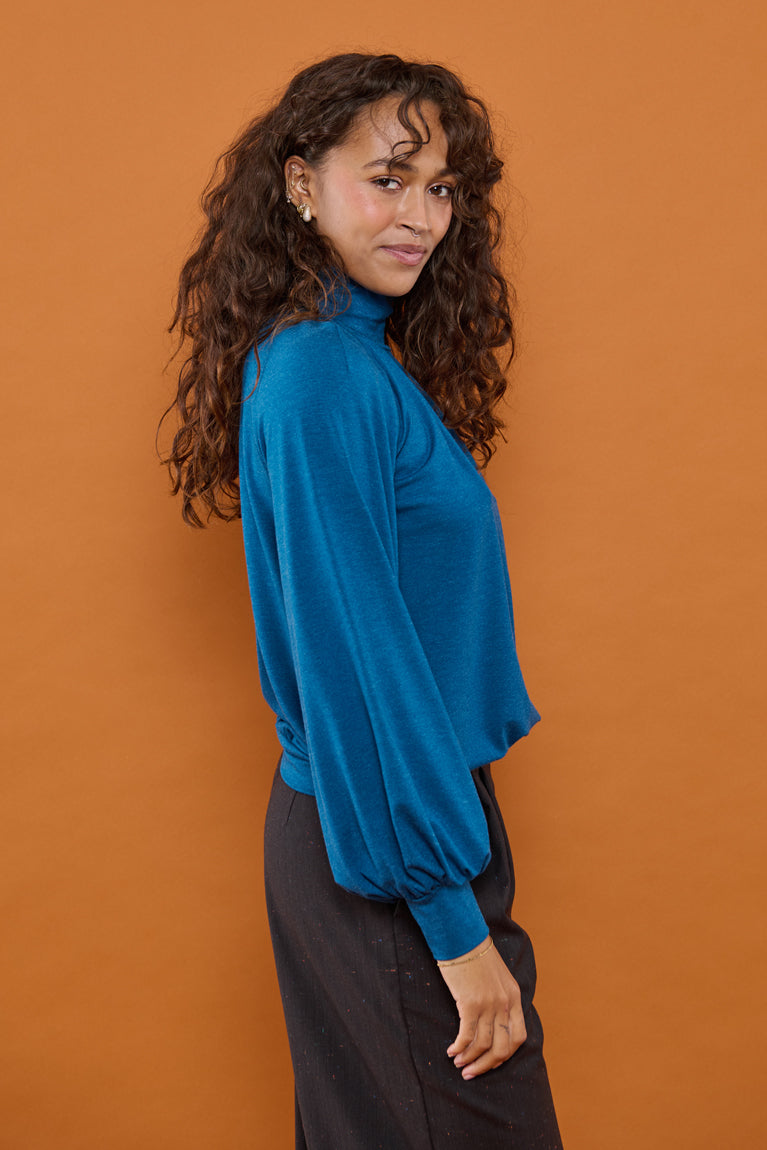 Froks Fleur Bluse / Sapphire blue