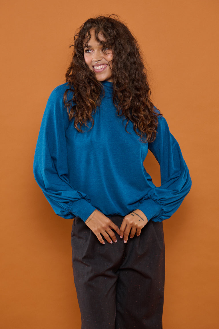 Froks Fleur Bluse / Sapphire blue