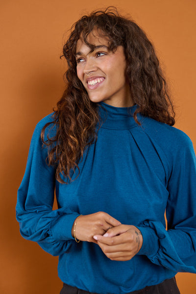 Froks Fleur Bluse / Sapphire blue