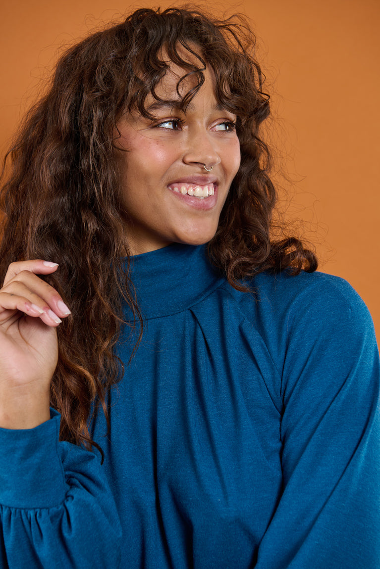 Froks Fleur Bluse / Sapphire blue