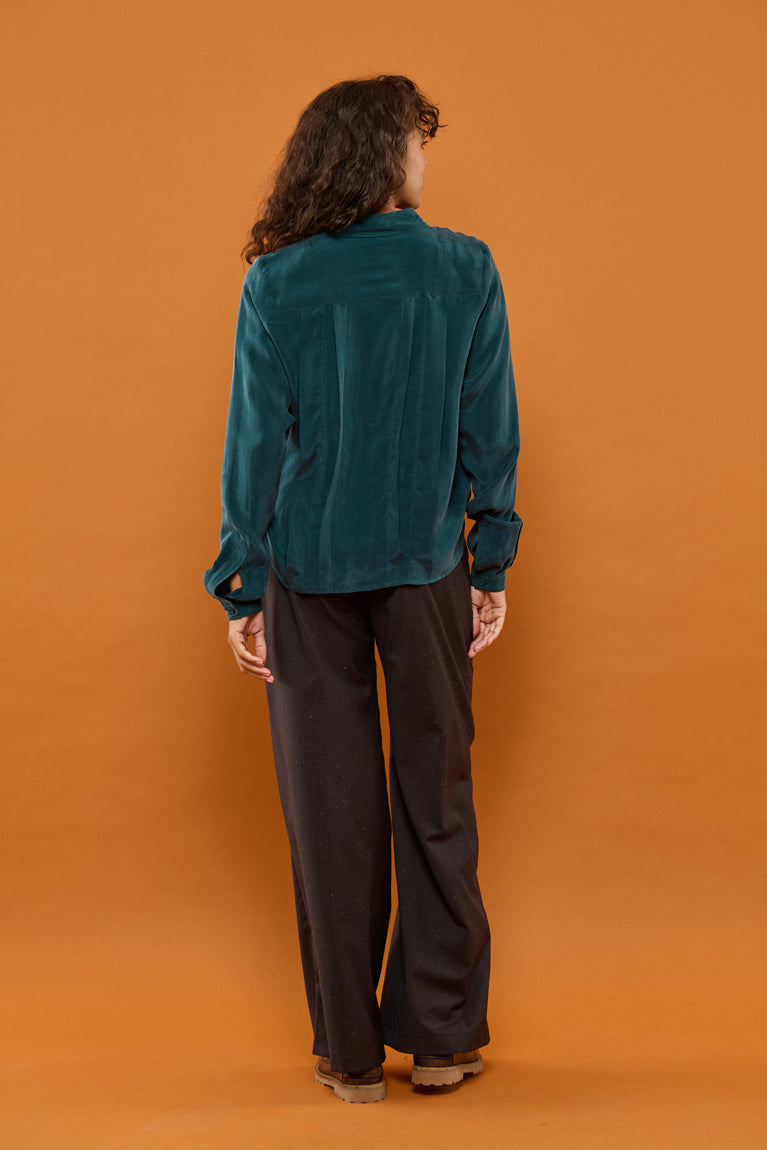 Froks Pen Skjorte / Forest green