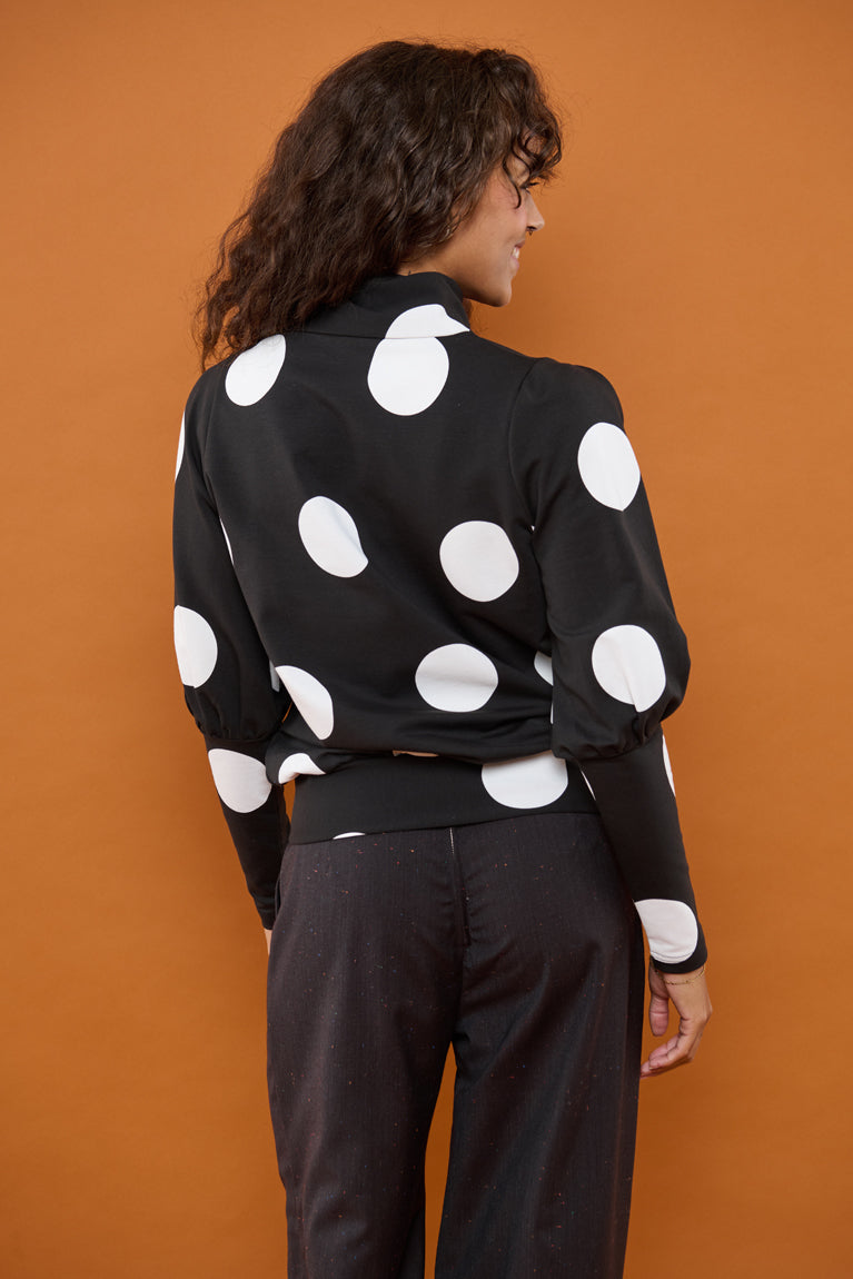Froks Jenny Bluse / Black & Dots