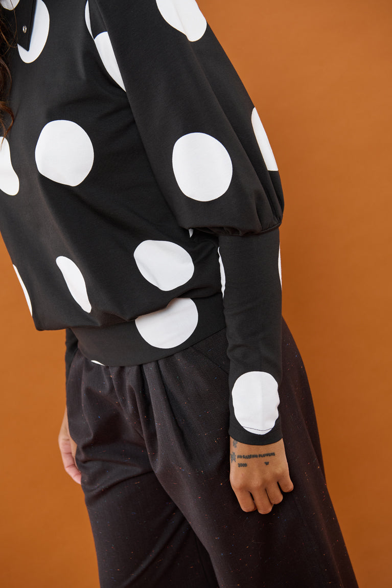 Froks Jenny Bluse / Black & Dots
