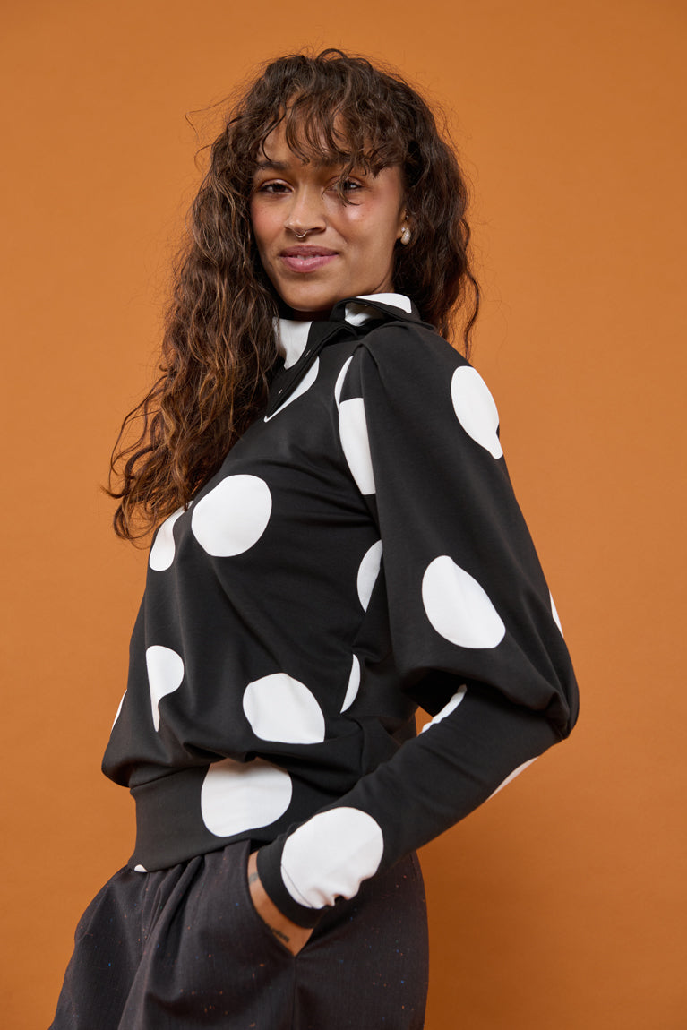 Froks Jenny Bluse / Black & Dots