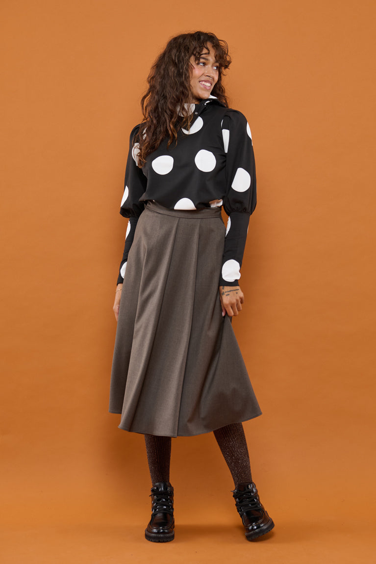 Froks Jenny Bluse / Black & Dots