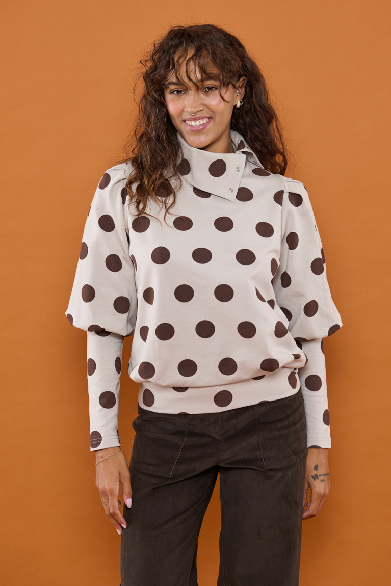 Froks Jenny Bluse / Ivory & Dots