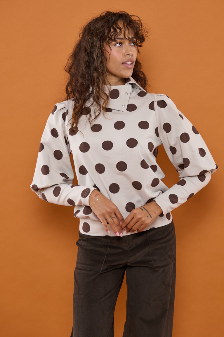 Froks Jenny Bluse / Ivory & Dots