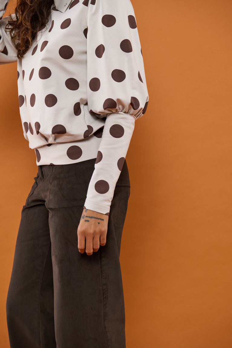 Froks Jenny Bluse / Ivory & Dots