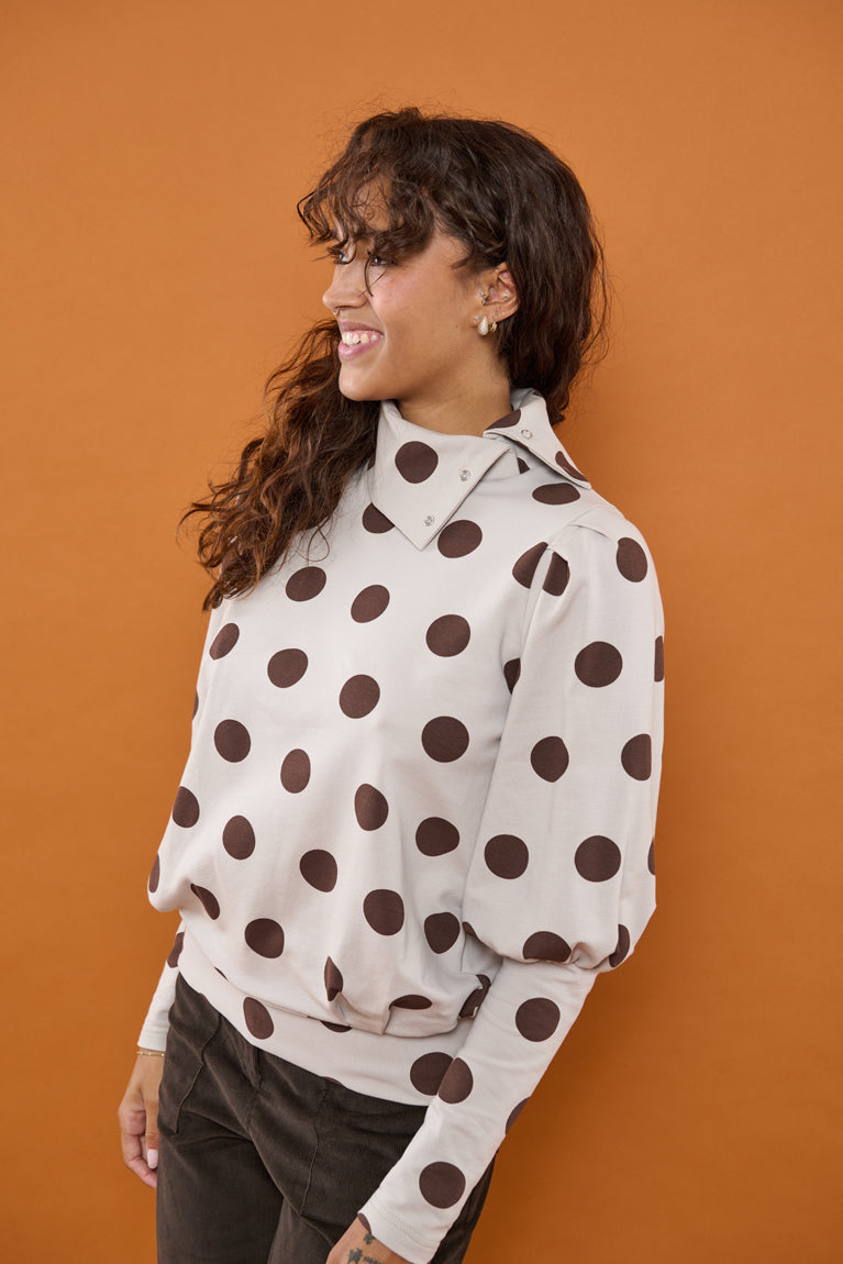 Froks Jenny Bluse / Ivory & Dots