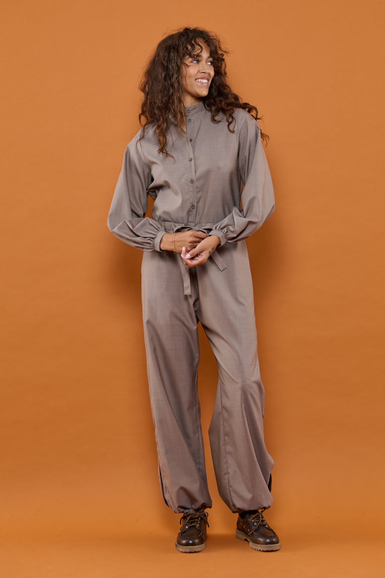 Froks Heather Buksedragt / Flint brown wool