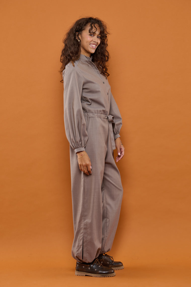 Froks Heather Buksedragt / Flint brown wool
