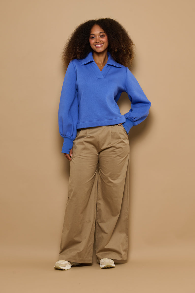 Froks Maya Sweatshirt / Cornflower blue