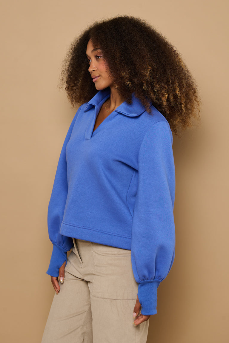 Froks Maya Sweatshirt / Cornflower blue