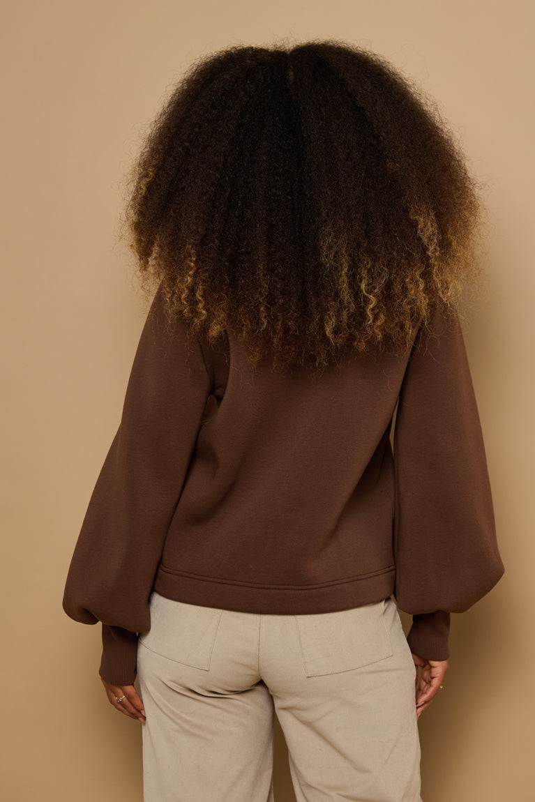 Froks Maya Sweatshirt / Bark brown