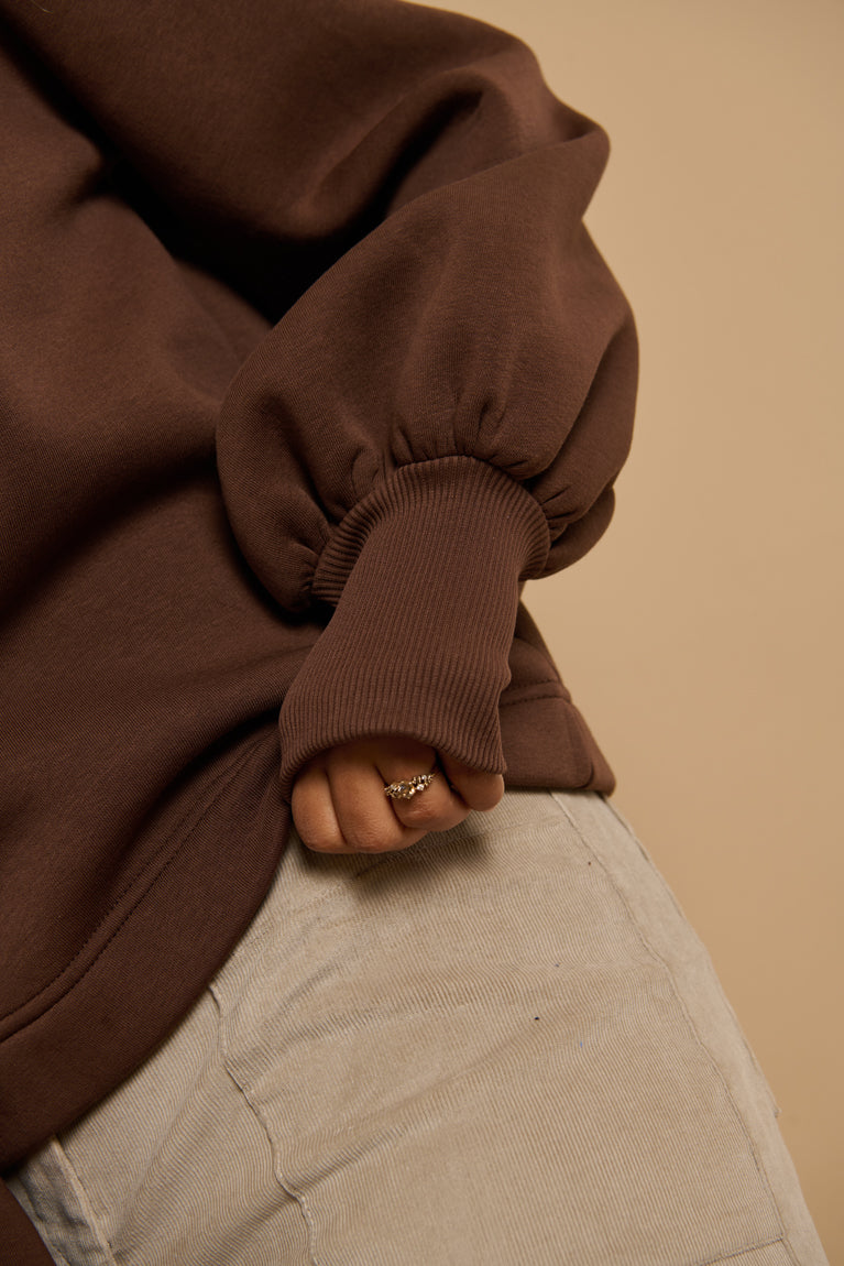Froks Maya Sweatshirt / Bark brown