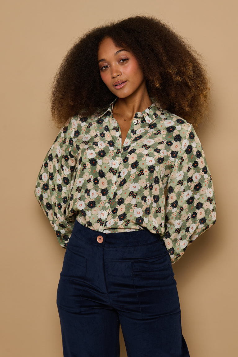 Froks Eline Skjorte / Blooming petite flowers