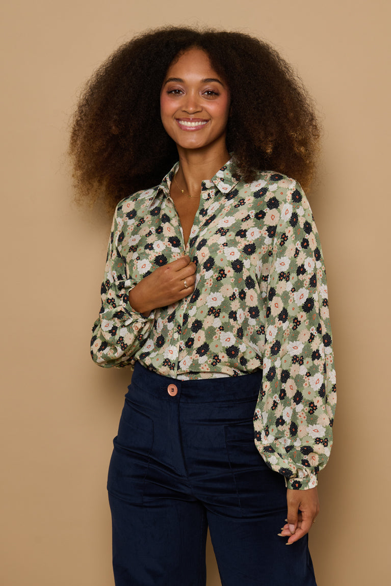 Froks Eline Skjorte / Blooming petite flowers