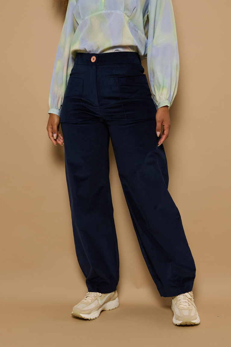 Froks Leia Bukser / Sailor blue corduroy