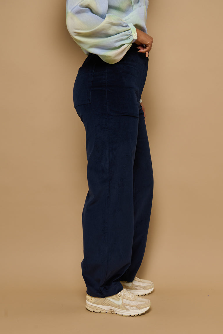 Froks Leia Bukser / Sailor blue corduroy