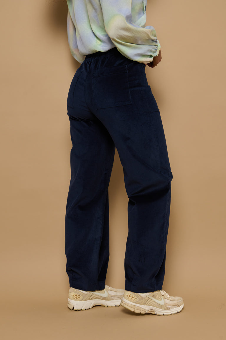 Froks Leia Bukser / Sailor blue corduroy