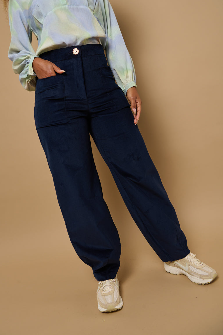 Froks Leia Bukser / Sailor blue corduroy