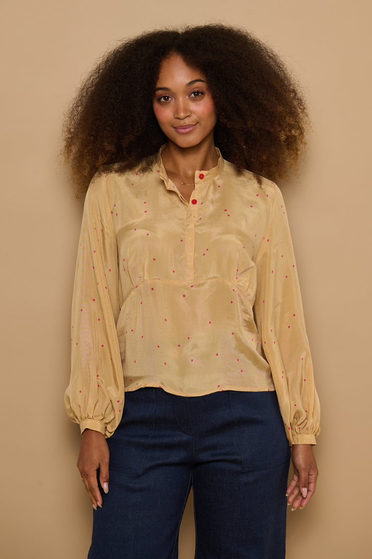 Froks Amelia Tunika Skjorte / Sahara & Watermelon drops