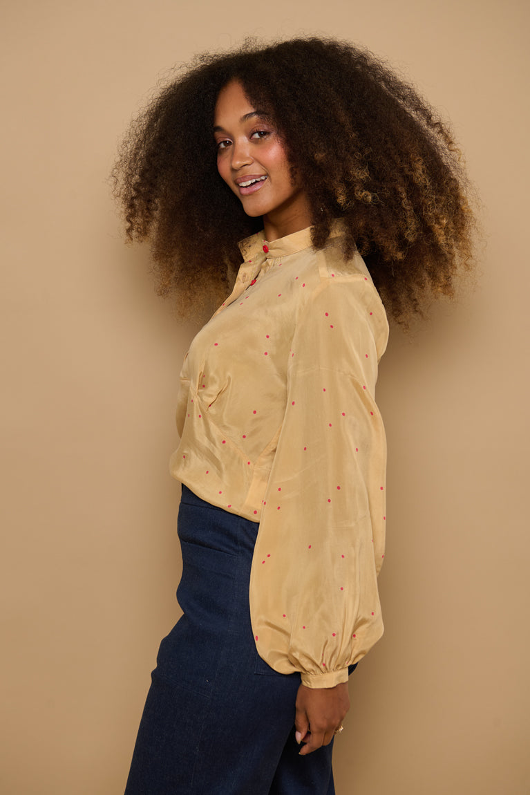 Froks Amelia Tunika Skjorte / Sahara & Watermelon drops