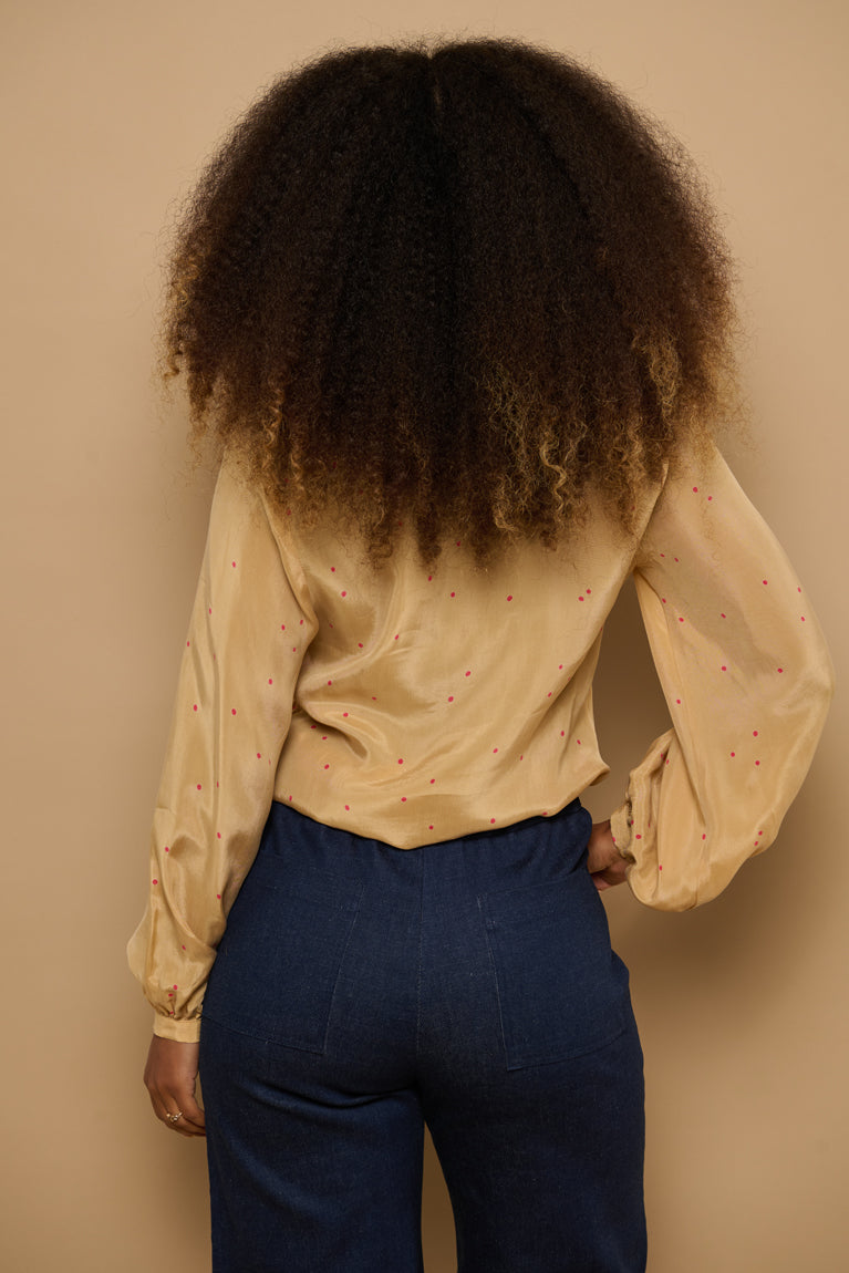 Froks Amelia Tunika Skjorte / Sahara & Watermelon drops