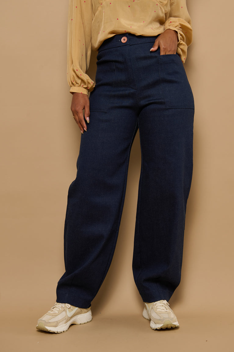 Froks Leia Bukser / Dark blue denim