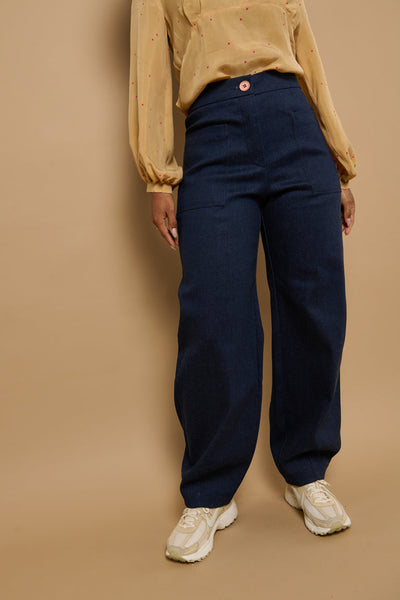 Froks Leia Bukser / Dark blue denim