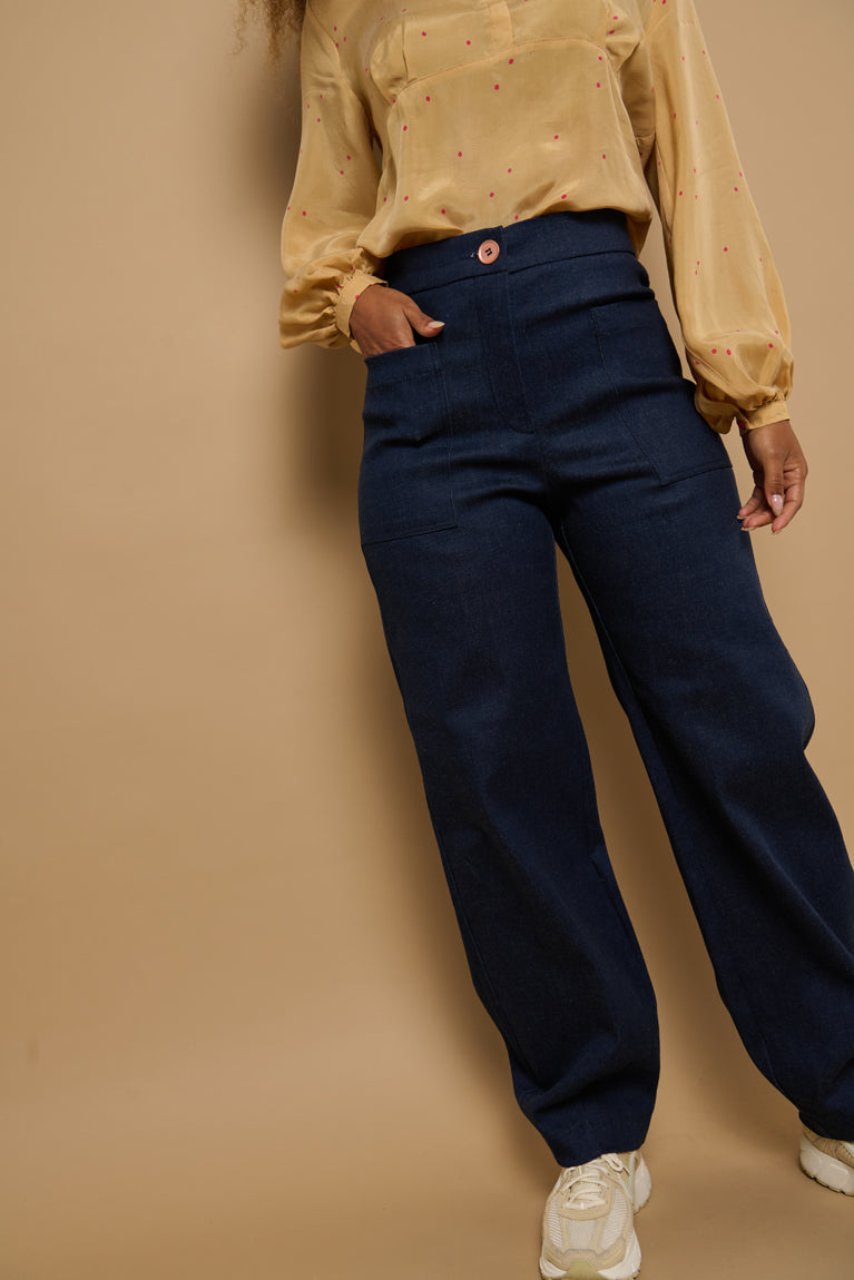 Froks Leia Bukser / Dark blue denim