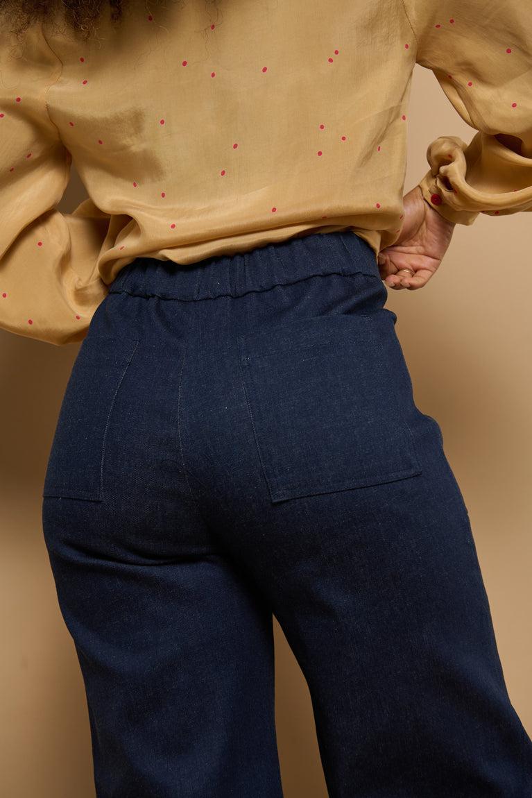 Froks Leia Bukser / Dark blue denim