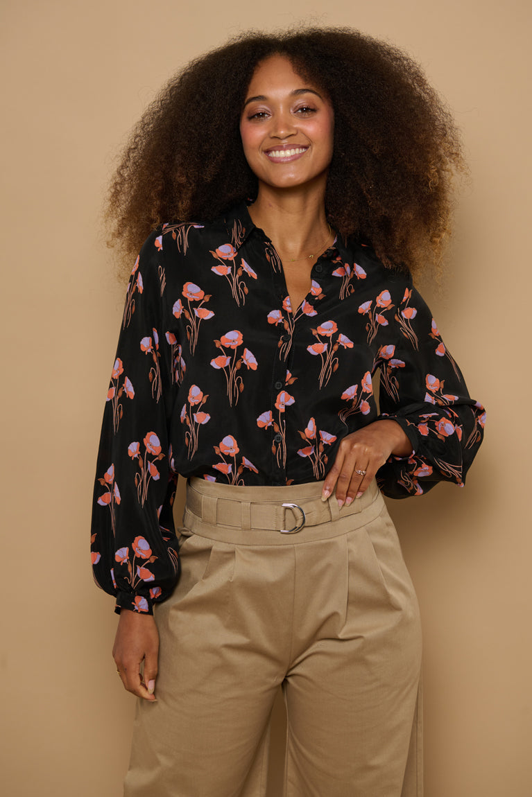 Froks Eline Skjorte / Black & Poppies
