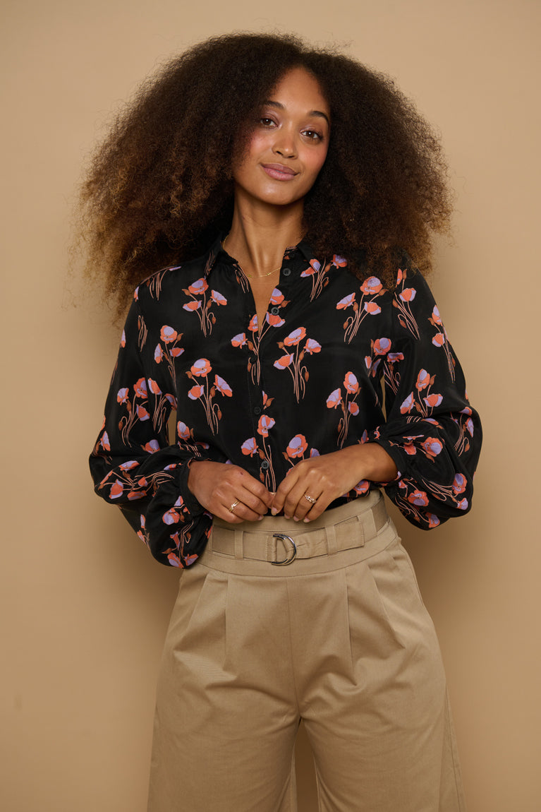 Froks Eline Skjorte / Black & Poppies