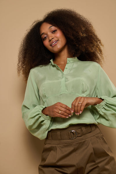 Froks Amelia Tunika Skjorte / Cloud green
