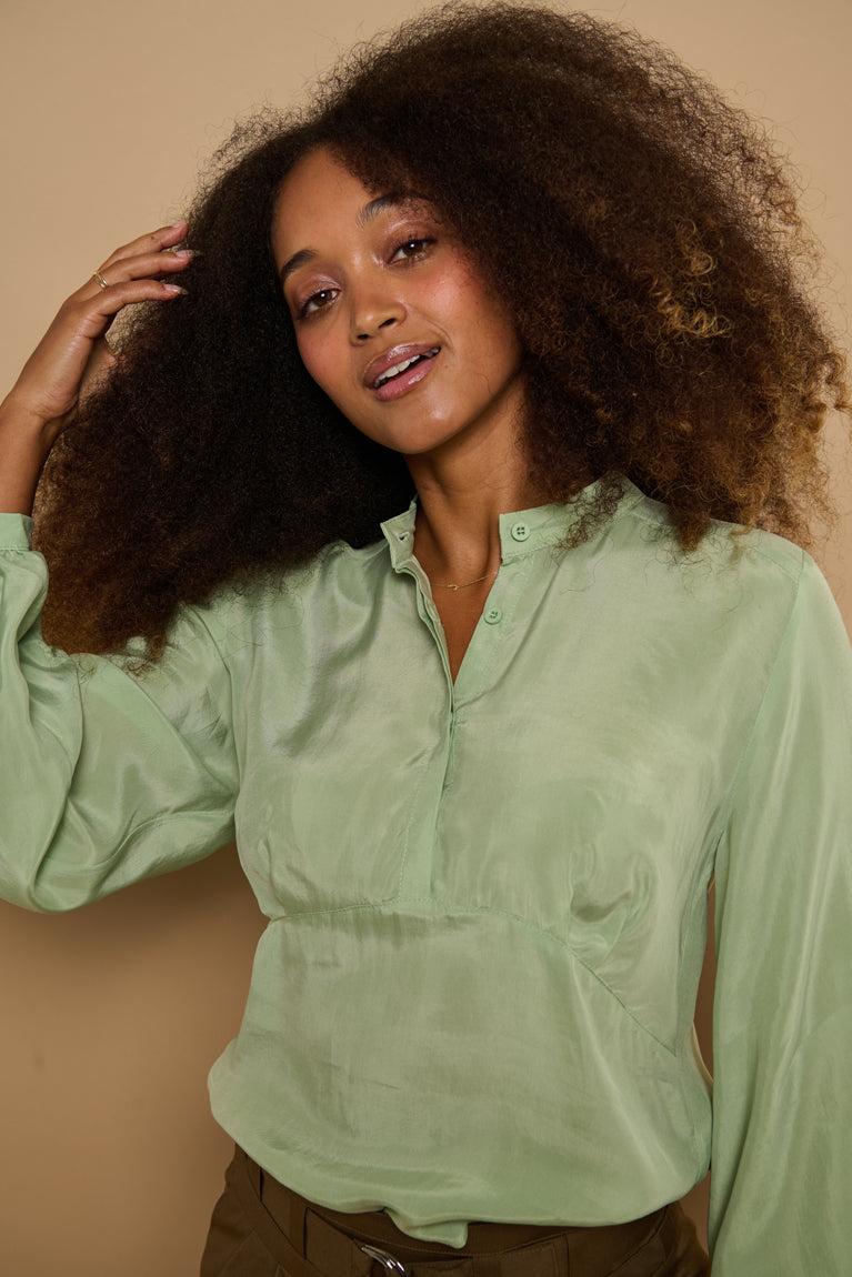 Froks Amelia Tunika Skjorte / Cloud green