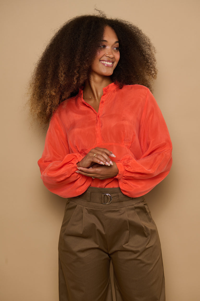 Froks Amelia Tunika Skjorte / Hot tigerlily