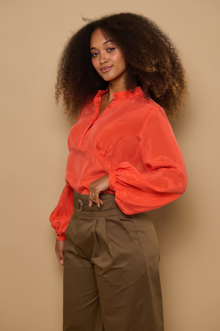Froks Amelia Tunika Skjorte / Hot tigerlily